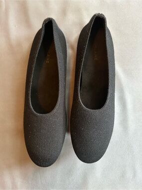 NWOT Everlane The Dayglove Reknit Black Ballet Flats (10)